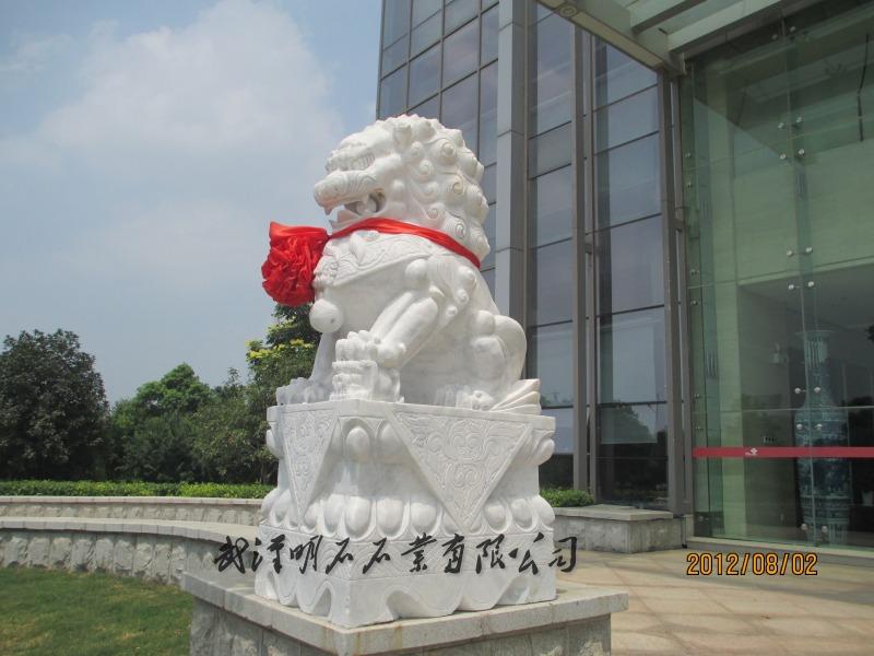 武漢漢白玉獅子