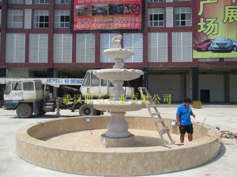 赤壁石雕噴泉