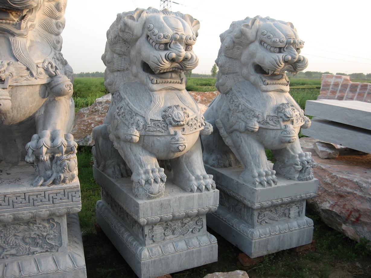 武漢大理石獅子