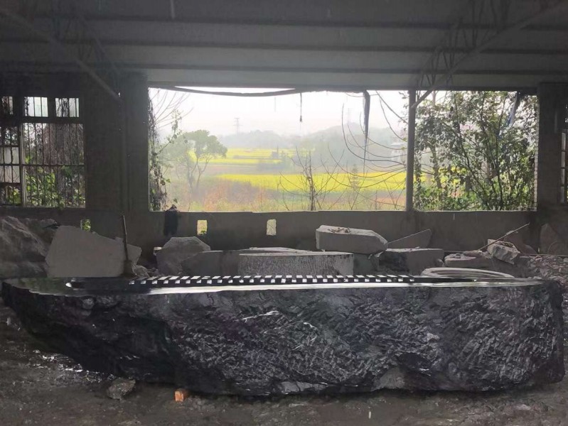 武漢黑山石假山