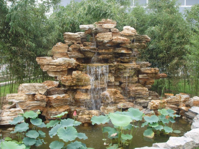 武漢千層石假山