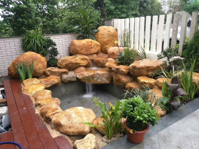 武漢黃蠟石假山